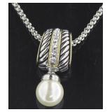 Large Pearl Fashion Necklace