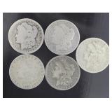Mixed Date Morgan Silver Dollars