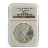 2013-S MS69 American Eagle Silver Dollar
