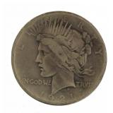 1921 High Relief Peace Silver Dollar *KEY Date