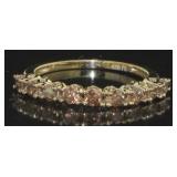Brilliant 1/2 ct Chocolate Diamond Wedding Band