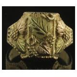 10kt Hills Rose & Yellow Gold Ring *HEAVY