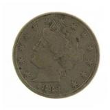 1883 "No Cents" LIberty V Nickel