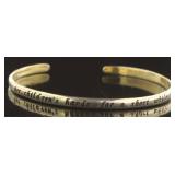 Beautiful Sterling SIlver Mother Bangle