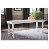 Ashley A3000159 Dannerville Antique White Bench