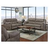 Flynn PWR Reclining Sofa & Love w/ Heat & Massage