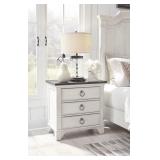 Ashley B763 Nashbryn 3 Drawer Night Stand