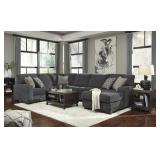 Ashley 72600 Tracling Slate 3 pc Sectional Sofa