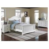 Elements Brook White 5 pc Queen Bedroom Suite