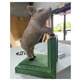 Cast Zirin Pig Book Ends ( Set of 2 )