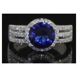 Brilliant 2.50 ct Sapphire Solitaire Ring