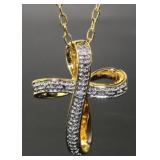 Diamond Accent Cross Pendant