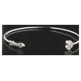 Hearts & Arrows Diamond Cuff Bracelet