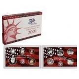 2001 US Mint Silver Proof Set w