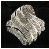 Elegant 1/2 ct Diamond Dinner Ring