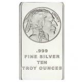 10 Ounce - Buffalo .999 Fine Silver Bar