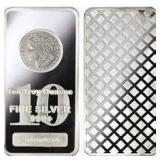 10 Ounce - Morgan Dollar .999 Fine Silver Bar