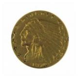 1928 Indian Head $2.50 Gold Quarter Eagle