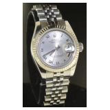 Oyster Lady Datejust 26 Rhodium Rolex Watch