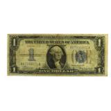 1934 "Funny Back" Blue Seal Silver Certificate