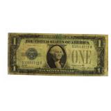 1928 "Funny Back" Blue Seal Silver Certificate