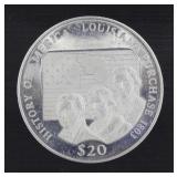 One Ounce  .999 Fine Silver Lousiana Purchase Coin