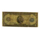 Series 1914 Large $5 Federal Reserve Note