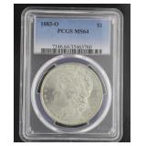 1883-O MS64 Morgan Silver Dollar