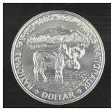 1985 Canada National Parks Silver Dollar