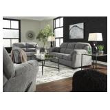 Ashley 28105 Allmax Pewter Sofa & Love Seat