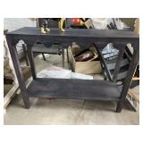 Pointed Arch Charcoal Console Table