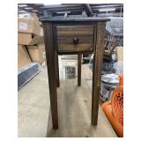 Ashley Dark Oak Chairside Table w/ USB