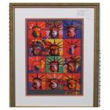 Liberty & Justice Giclee by Peter Max