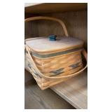 6"x9" Longaberger Basket & Lid