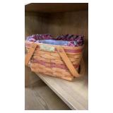 6"x9.5"x6" Longaberger Christmas Basket