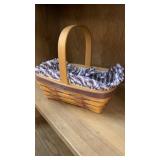 5"x8"x3" Longaberger Lined Basket