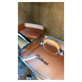 (2) Preowned Copper Skillets