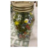 Quart Jar Marbles
