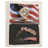 Trump 2020 Keep America Great  2 Pc Knife Set