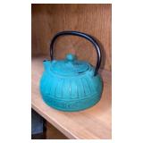 Iron Tea Kettle & Strainer