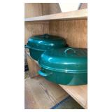 (2) Matching Preowned Roasters