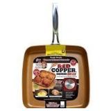 11" Square Caden Copper Square Skillet
