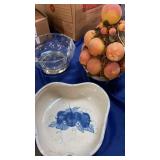 (2) Fruit Bowls & Centerpiece