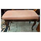 Queen Anne Piano Bench