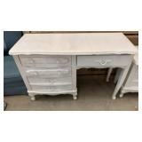 Vintage French White Desk