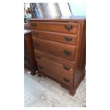 Solid Cherry 5 Drawer Chest