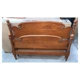 Full Size Maple Poster Bed