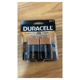 (4) 9 Volt Duracell Batteries