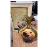 Rooster Wall Decor & Vase