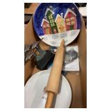 Beautiful Pasta Bowl, Dolphin, Rolling Pin
